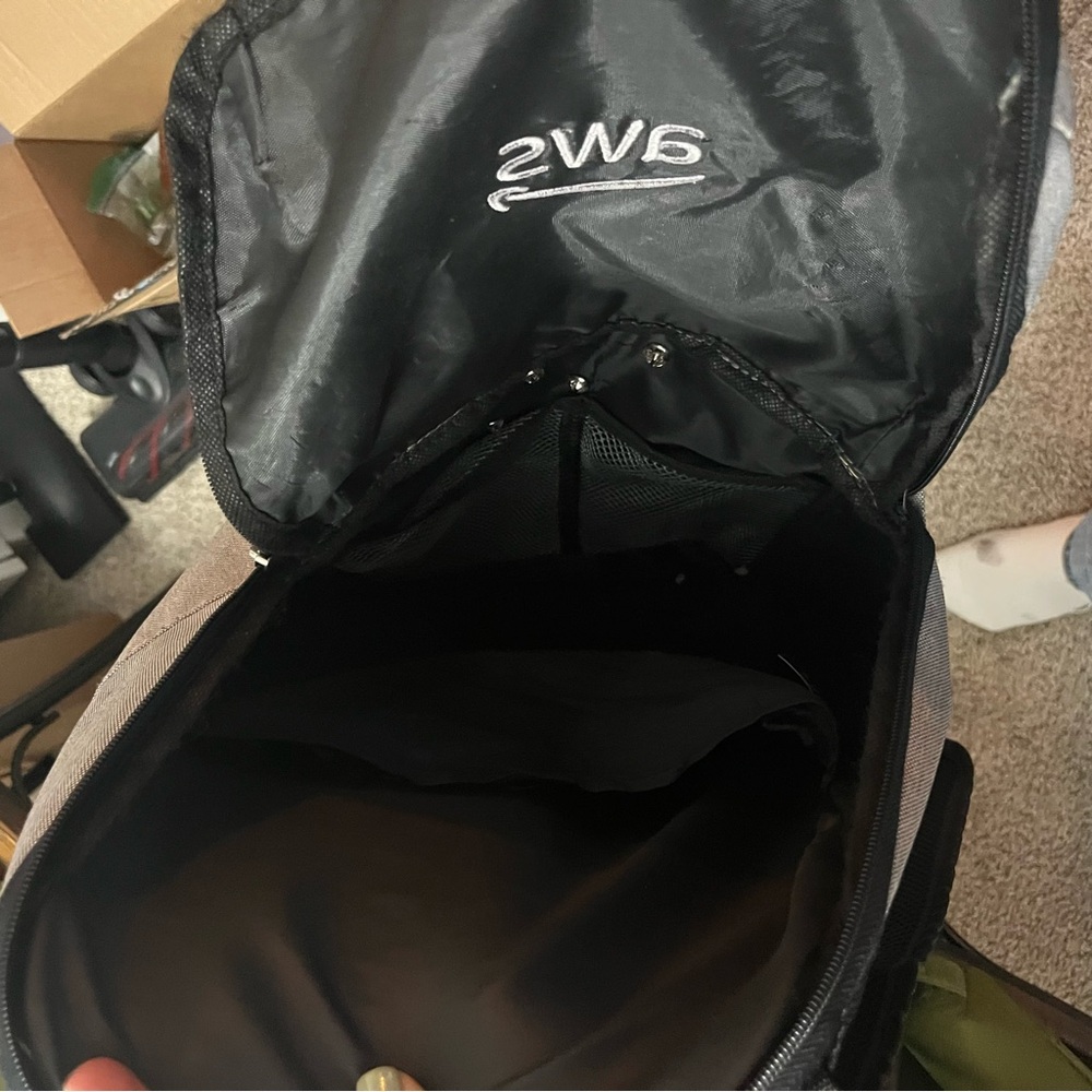 Amazon Gray Backpack With Fun Pins - image 3